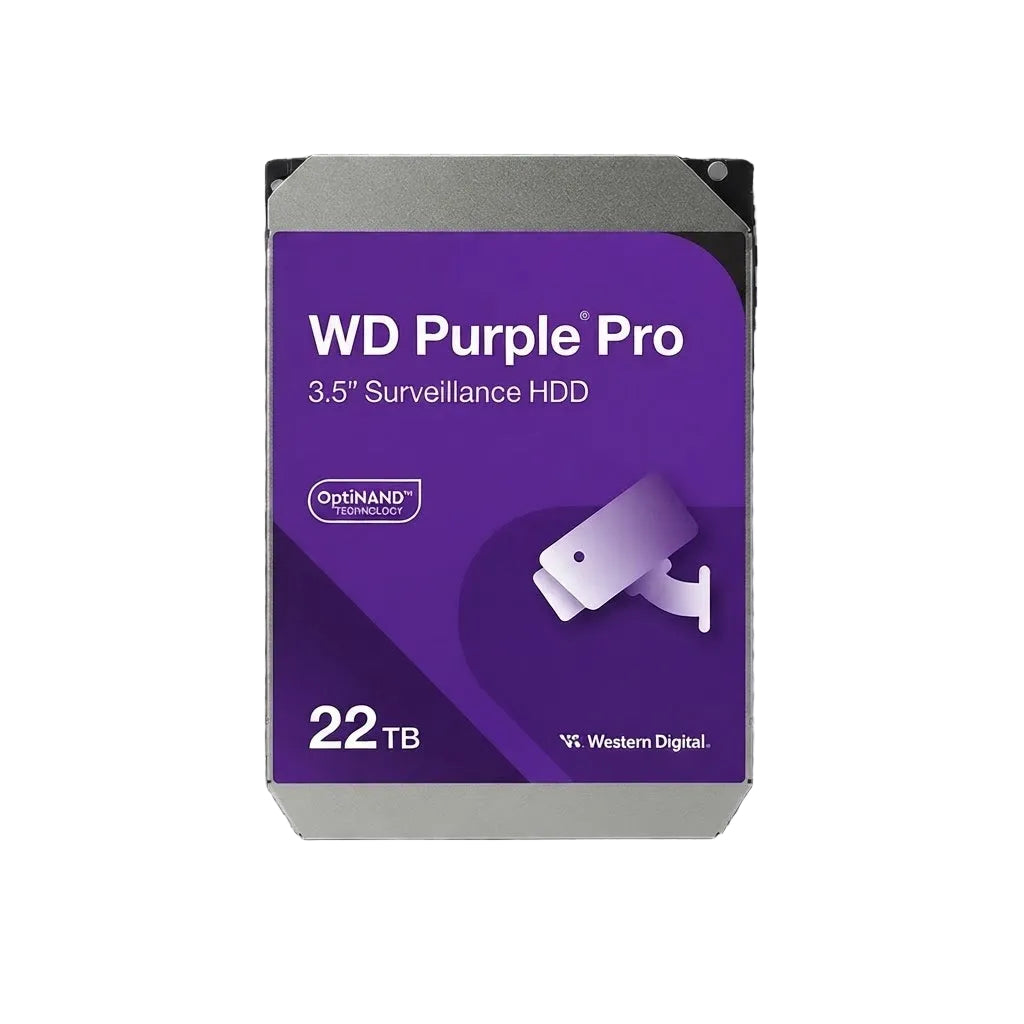 Disco Duro Western Digital Wd Purple Pro 22Tb, Sata, 7200 Rpm, 3.5, 512Mb Cache