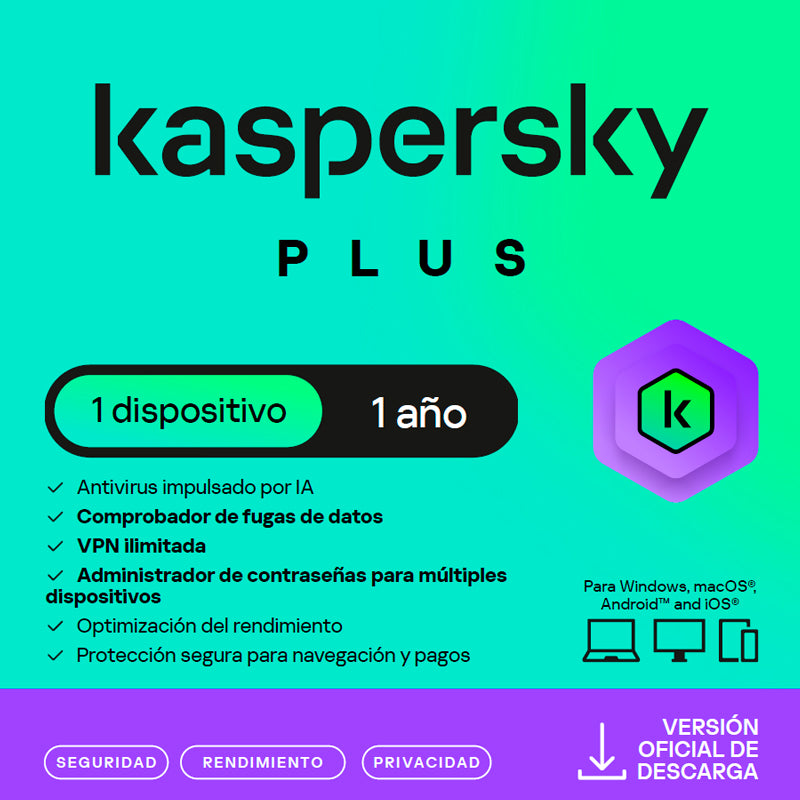 Kaspersky Plus 1Pc 1Y