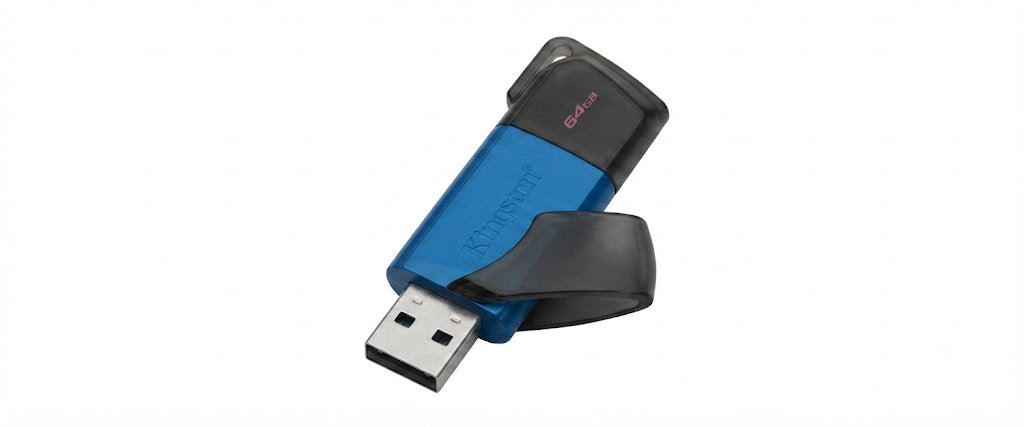 Memoria Flash Usb Kingston Datatraveler Exodia M,64Gb, Usb 3.2 Gen 1, Azul