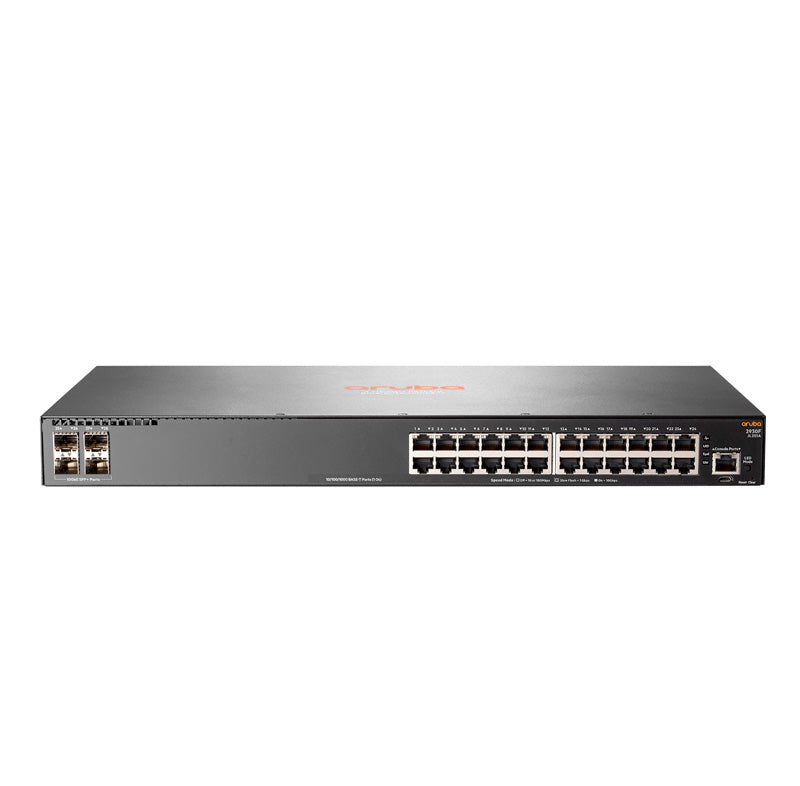 Switch Hpe Aruba 2930F, 24 Rj-45 Gbe, 4 Sfp+ 1/10Gbe