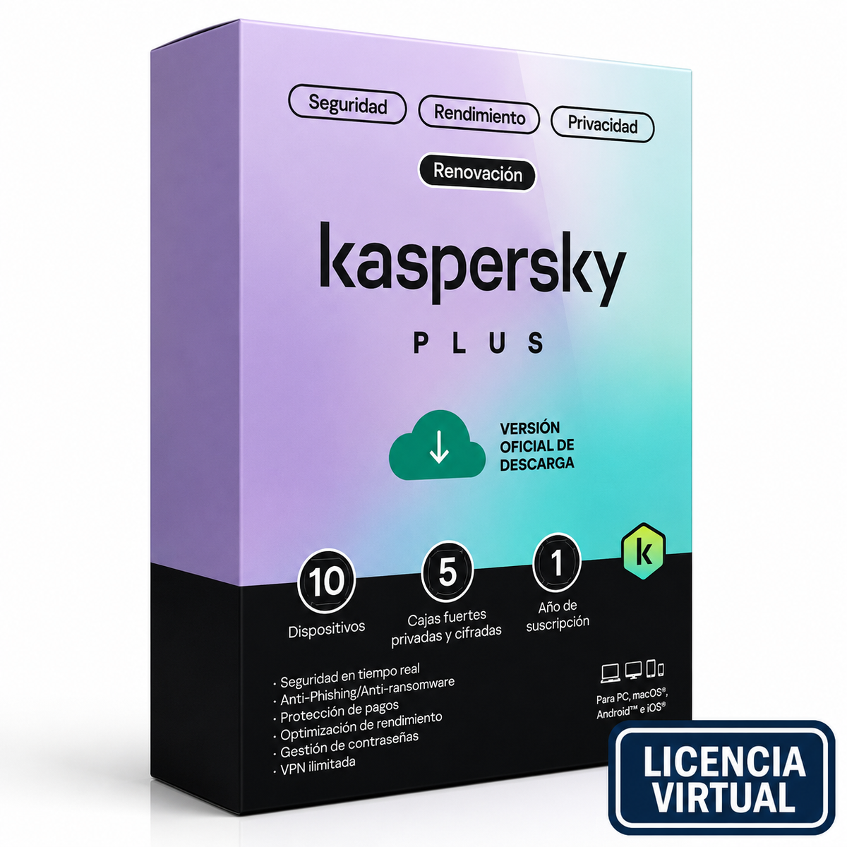 Kaspersky Plus Latam 1-Dvc