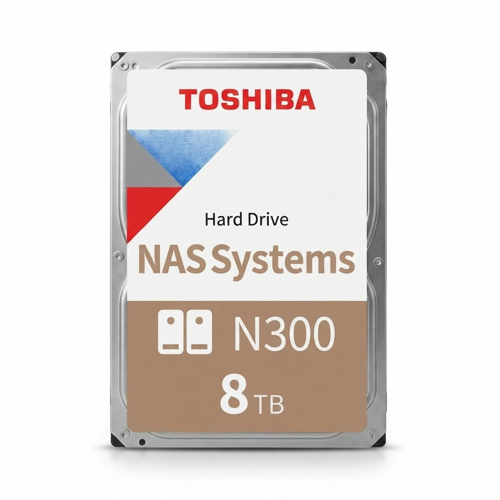 Disco Duro Toshiba N300 Nas, 8Tb, Sata 6.0Gb/S, 7200Rpm, 512Mb Cache, 3.5.