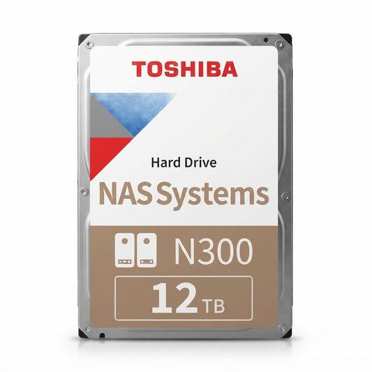 Disco Duro Toshiba N300 Pro Nas, 12Tb, Sata 6.0Gb/S, 7200Rpm, 512Mb Cache, 3.5.