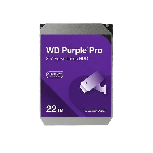 Disco Duro Western Digital Wd Purple Pro 22Tb, Sata, 7200 Rpm, 3.5, 512Mb Cache