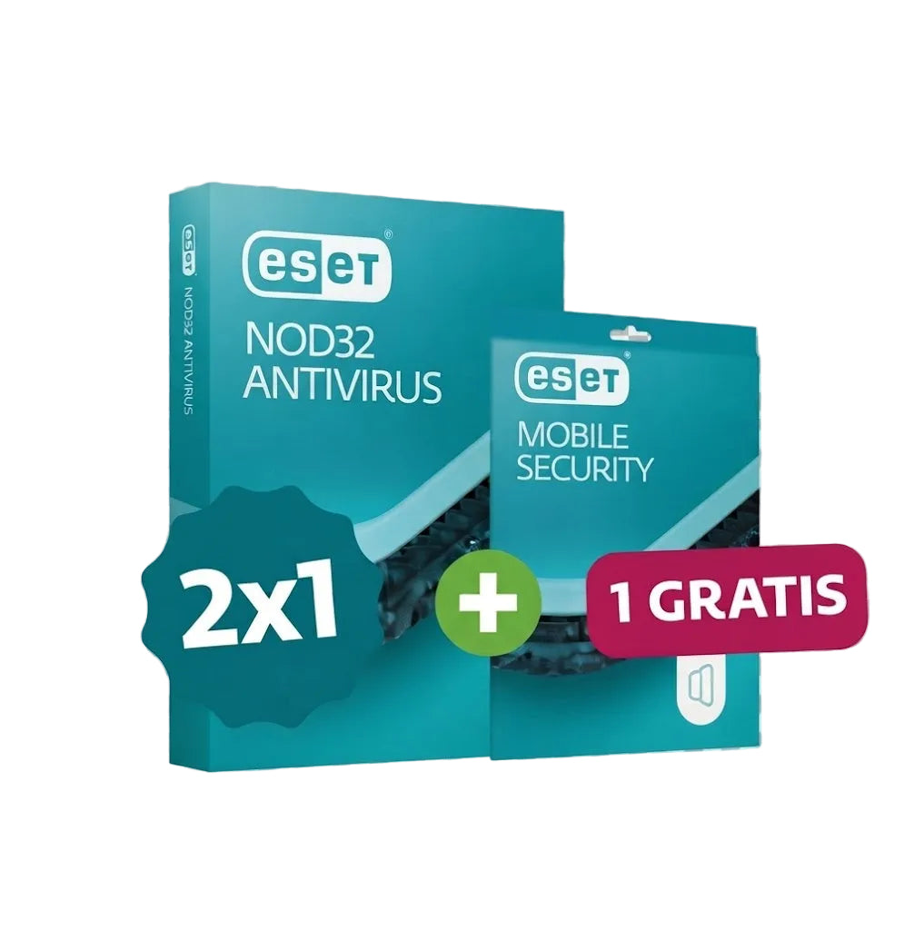 Eset Nod32 2X1 + 1Mbg 2026