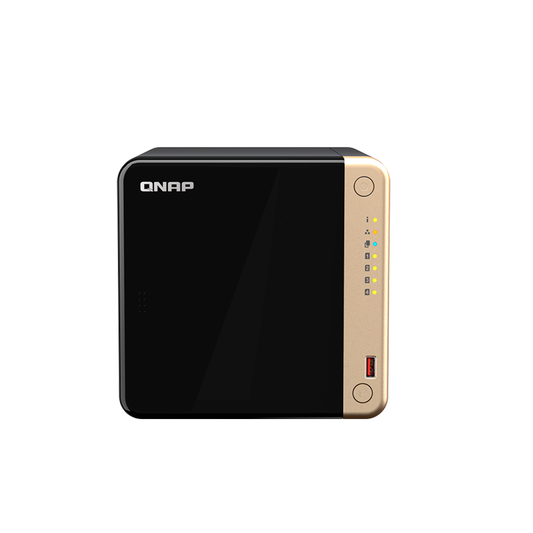 Servidor Nas Qnap Ts-464-8G, Celeron N5095 4C/2.9Ghz, 8Gb Ddr4 / Bahias: 4 X 3.5 Sat