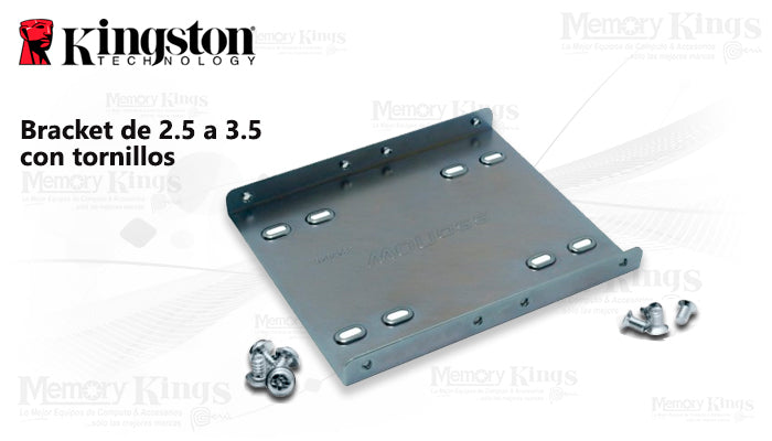 Bracket Kingston Sna-Br2/35 De 2.5 A 3.5, Con Tornillos