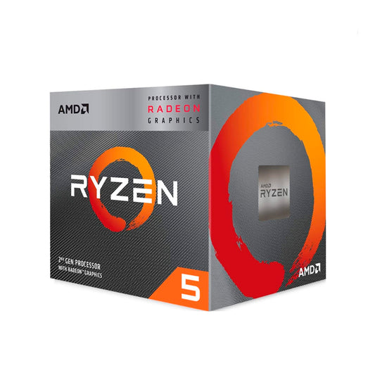 Procesador Amd Ryzen 5 3400G, 3.70 / 4.20 Ghz, 4Mb L3, 4 Core, Am4, 12Nm, 65W