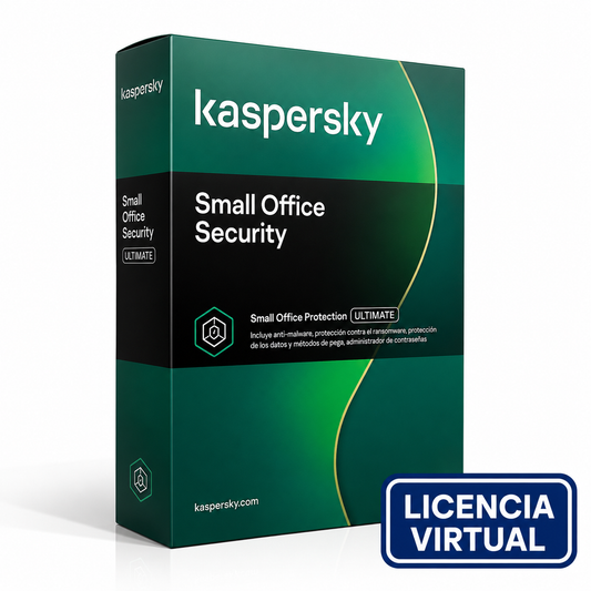 Software Kaspersky Small Office Security, Para 10Pcs+1 Serv, Lic 1 Año, Producto Virtual.