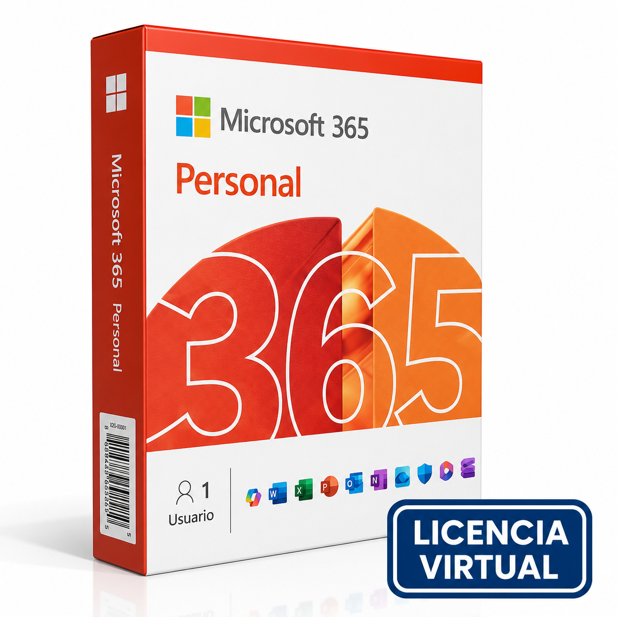 Licenciamiento Virtual (Esd) Microsoft 365 Personal (Licencia De 12 Meses / 1 Usuario