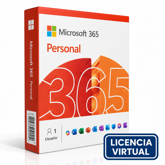 Licenciamiento Virtual (Esd) Microsoft 365 Personal (Licencia De 12 Meses / 1 Usuario