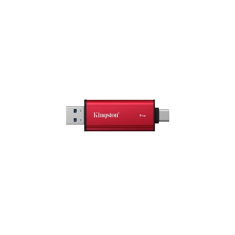 Unidad En Estado Sólido Dual Portatil Kingston 1Tb, Interfaz Usb-A, Usb-C, Usb 3.2 Ge
