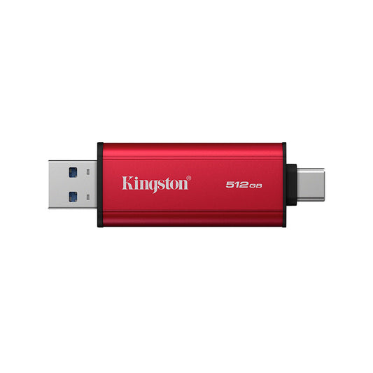 Unidad En Estado Sólido Dual Portatil Kingston 512Gb, Interfaz Usb-A, Usb-C, Usb 3.2