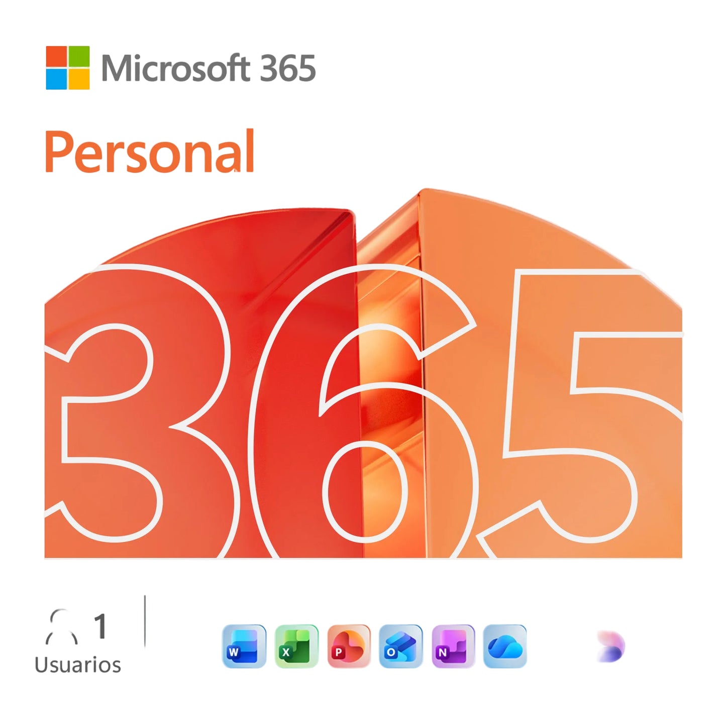Licenciamiento Virtual (Esd) Microsoft 365 Personal (Licencia De 12 Meses / 1 Usuario