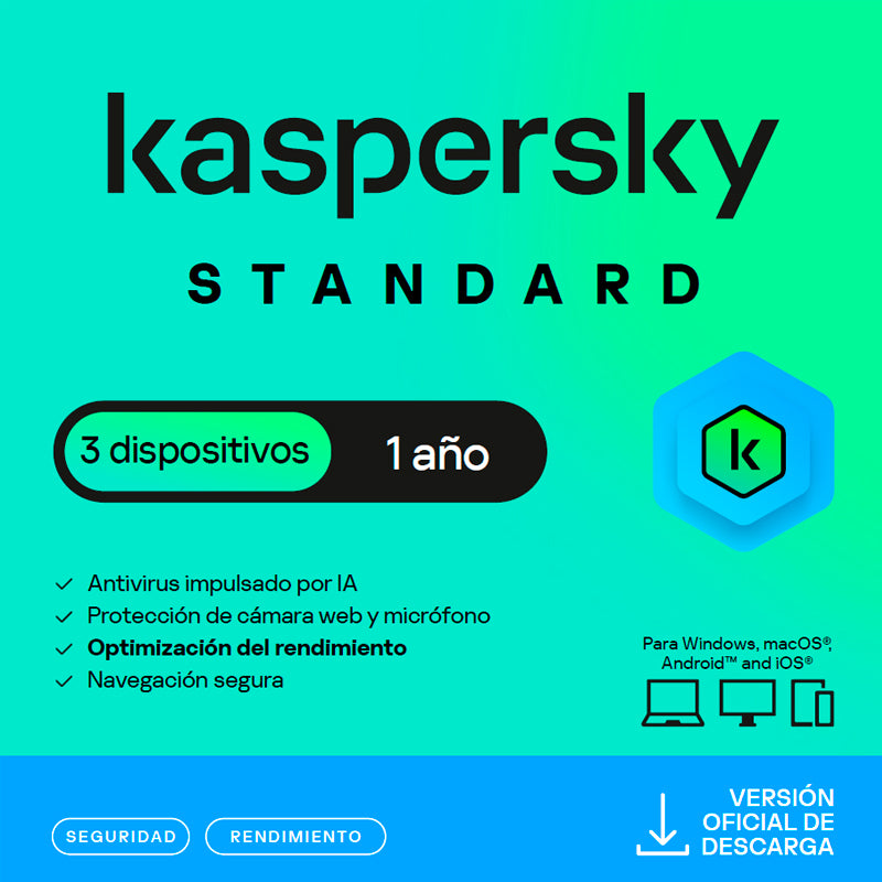 Kaspersky Standar 3Pc 1Y