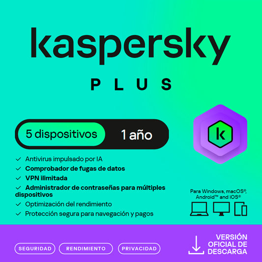 Kaspersky Plus 5Pc 1Y