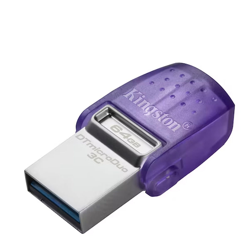 Memoria Flash Usb Kingston Datatraveler Microduo 3C, 64Gb, Usb 3.2 Gen 1