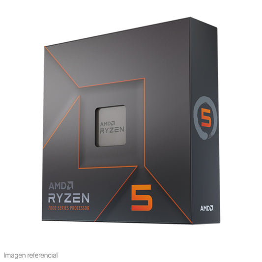 Procesador Amd Ryzen 5 7600X 4.7/5.3Ghz, 32Mb L3,6-Core, Am5, 5Nm, 105W