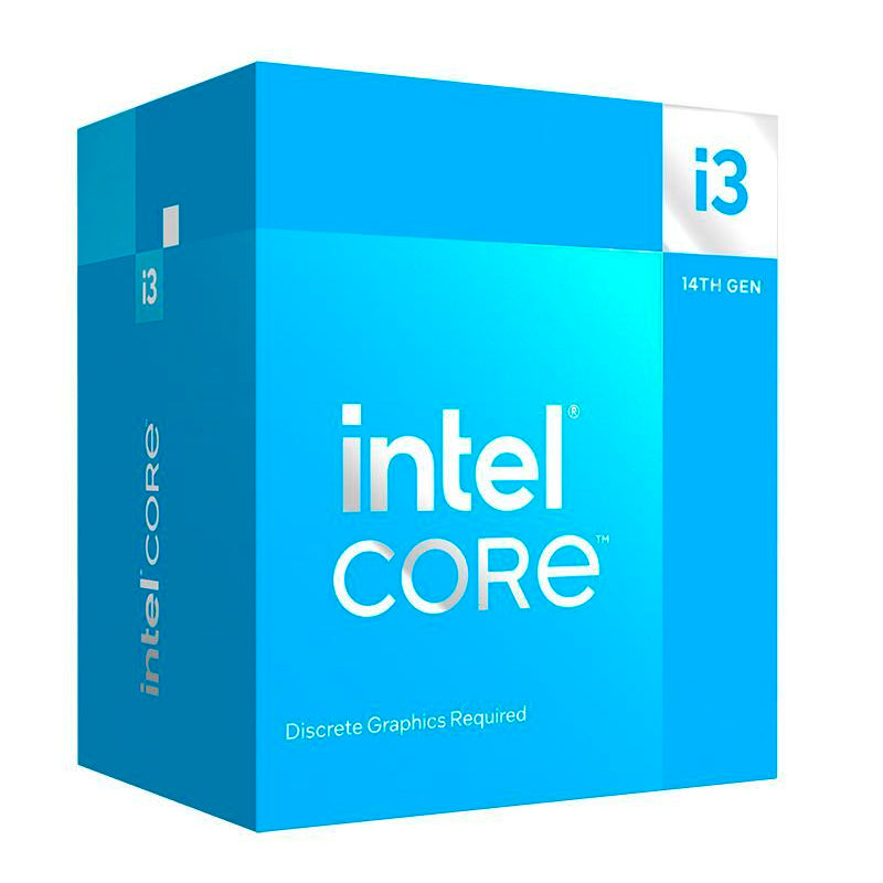 Procesador Intel Core I3-14100F 3.50/4.70Ghz, 12 Mb Intel Smart Caché, Lga1700, 58W/1
