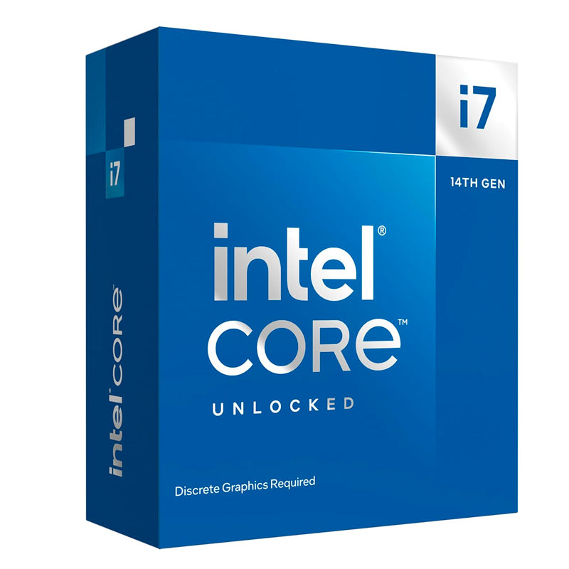 Procesador Intel Core I7-14700KF 3.40/5.60Ghz, 33 Mb Intel Smart Caché, Lga1700, 125W