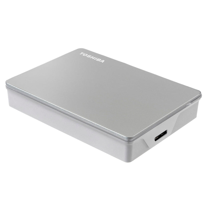 Disco Duro Externo Toshiba Portátil Canvio Flex, 4 Tb, Usb 3.0 / 2.0, Color: Plata.