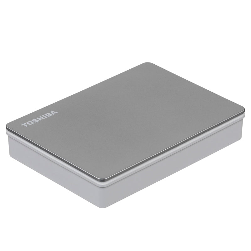 Disco Duro Externo Toshiba Portil Canvio Flex, 4 Tb, Usb 3.0 / 2.0, Color: Plata.