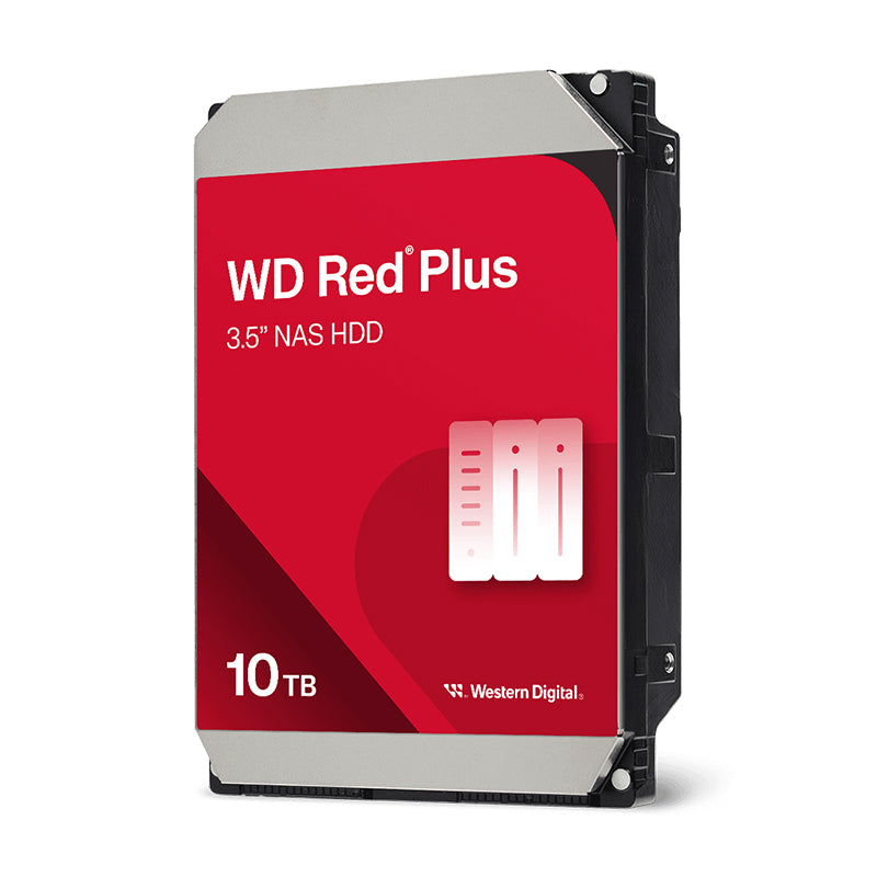 Disco Duro Western Digital Nas Wd Red Plus 10 Tb 3.5 Sata / 260 Mb/S / 7200 Rpm