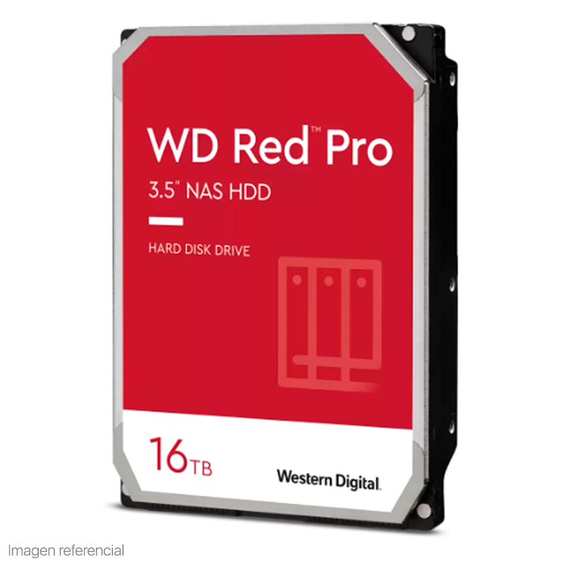 Disco Duro Western Digital Red Pro Nas, Wd161Kfgx, 16Tb, Sata, 7200Rpm, 3.5, Cache 5