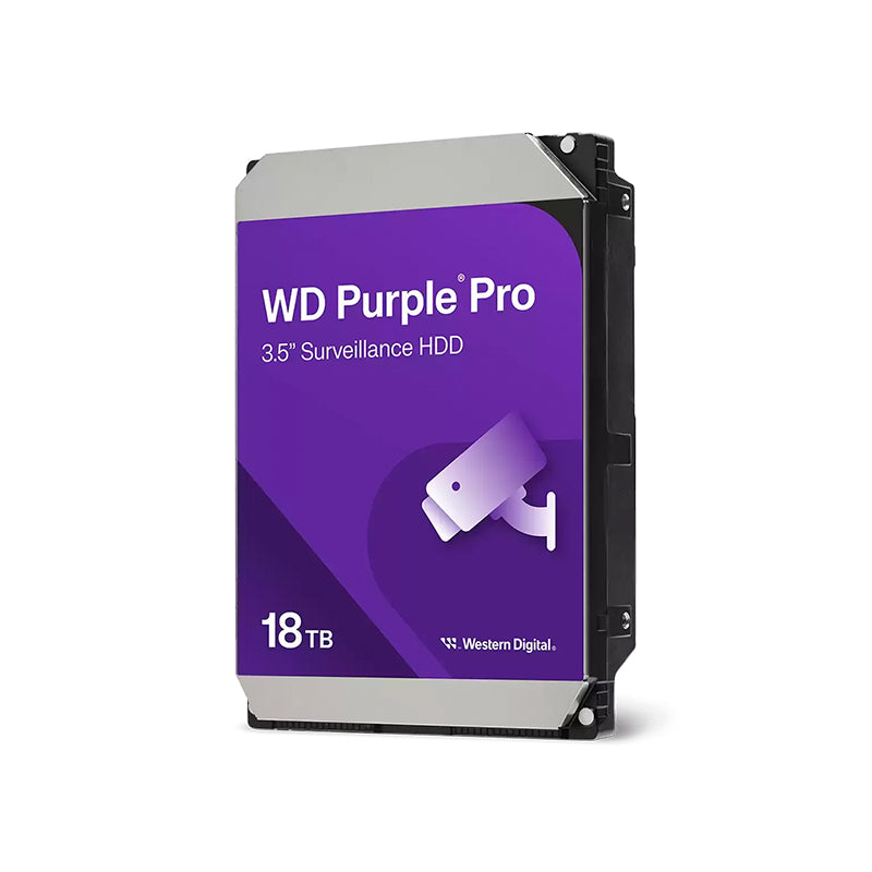 Disco Duro Western Digital Wd Purple Pro 18Tb, Sata, 7200 Rpm, 3.5, 512Mb Cache
