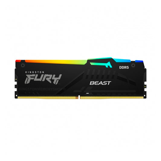 Memoria Kingston Fury Beast 16Gb Ddr5-5600Mt/S Pc5-44800 Cl40, 1.25V, 288-Pin, Xmp 3