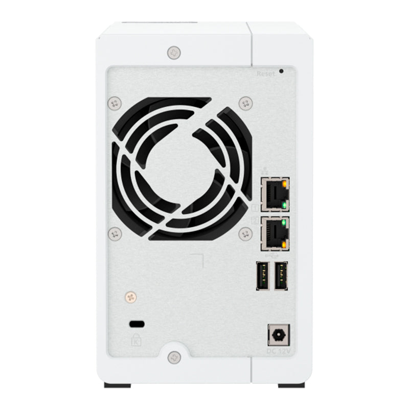 Servidor Nas Qnap Ts-216G, Arm Cortex A55 4C/2Ghz, 4Gb Ram (On-Board), Bahias: 2X3.5