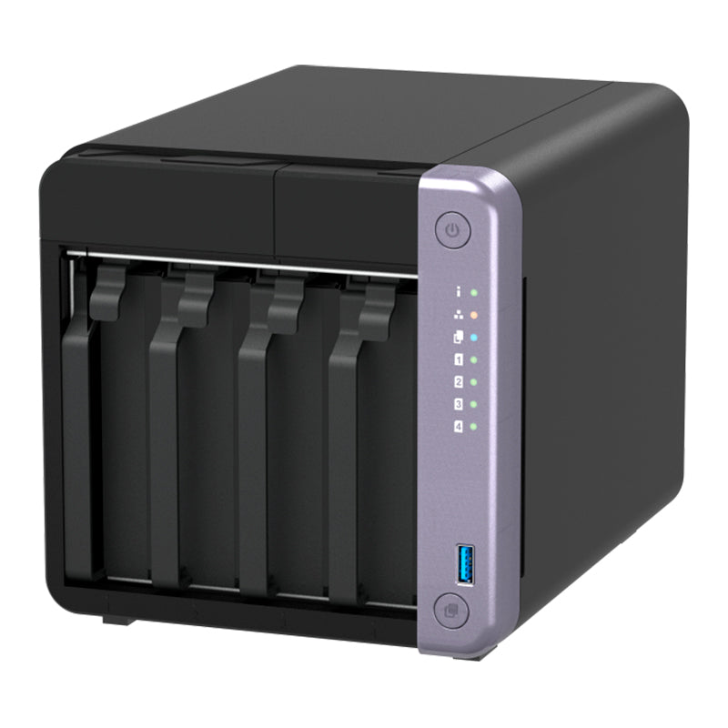 Servidor Nas Qnap Ts-432X-4G, Arm Al524 4C/2Ghz, 4Gb Ram Sodimm, Bahias: 4X3.5 Sata[