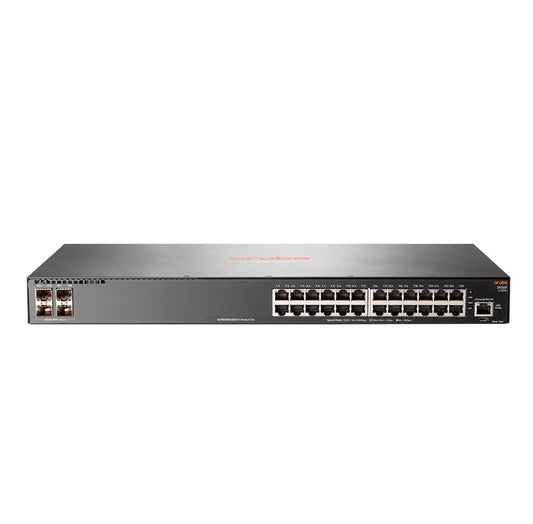 Switch Hpe Aruba 2930F, 24 Rj-45 Gbe, 4 Sfp+ 1/10Gbe