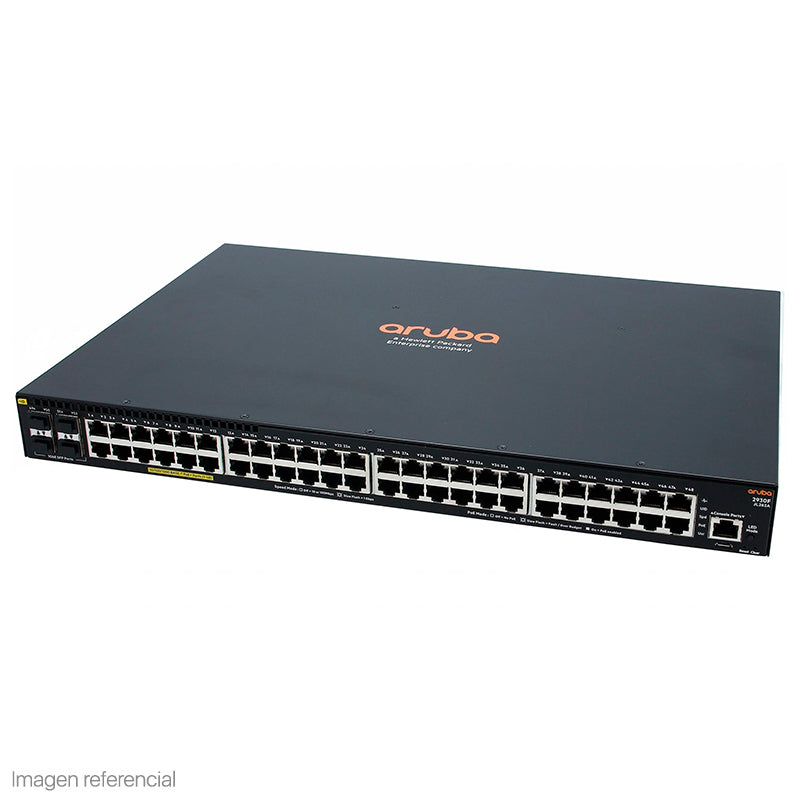Switch Hpe Aruba 2930F, 48 Rj-45 Gbe, 4 Sfp