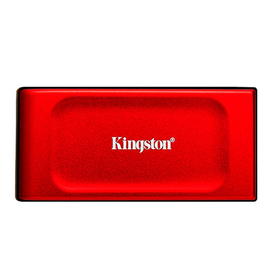 Unidad En Estado Sólido Externa Kingston Xs1000, 1Tb, Usb 3.2 Gen 2 Tipo-C, Color Rojo.