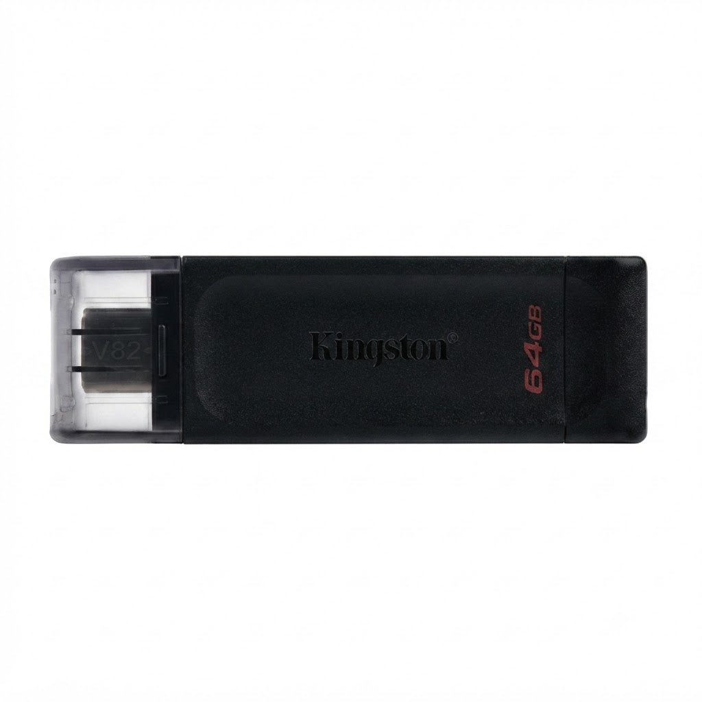 Memoria Flash Usb Kingston Datatraveler 70, 64Gb,Usb-C 3.2 Gen1, Presentación En Colg