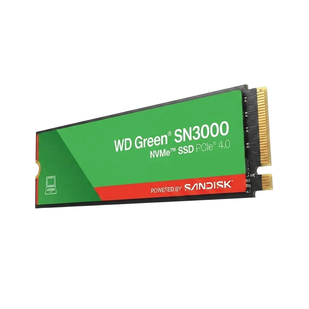 Unidad En Estado Solido Wd Green Sn3000 Nvme 500Gb M.2 2280, Pcie Gen 4.0 X4, Nvme[@@