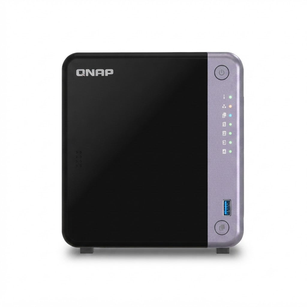 Servidor Nas Qnap Ts-432X-4G, Arm Al524 4C/2Ghz, 4Gb Ram Sodimm, Bahias: 4X3.5 Sata[