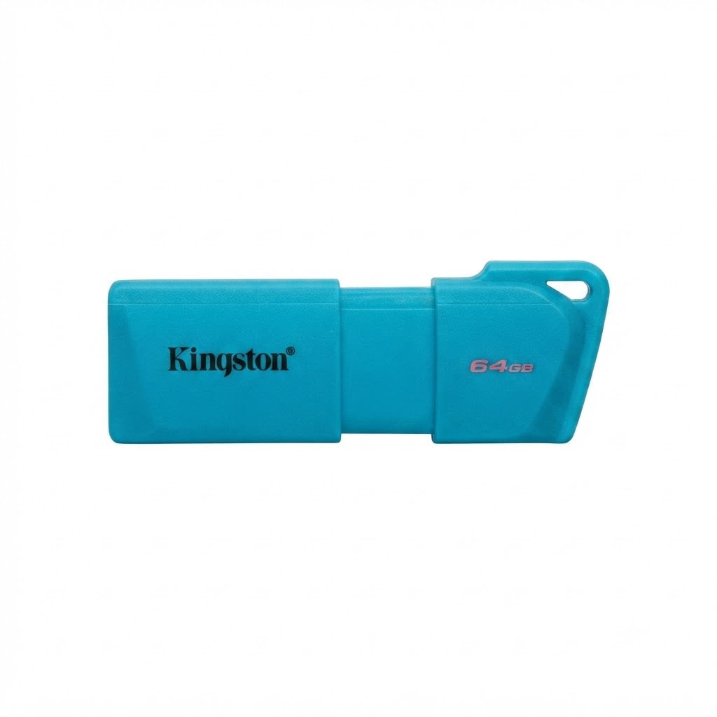 Memoria Flash Usb Datatraveler Exodia M, 64Gb Usb3.2 Gen 1 (Tipo-A) Neon Aqua Blue (A