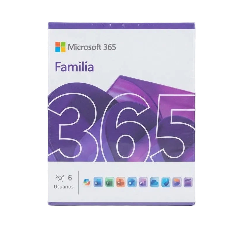 Licenciamiento Virtual (Esd) Microsoft 365 Familia (Licencia De 12 Meses / 1 A 6 Usuarios.